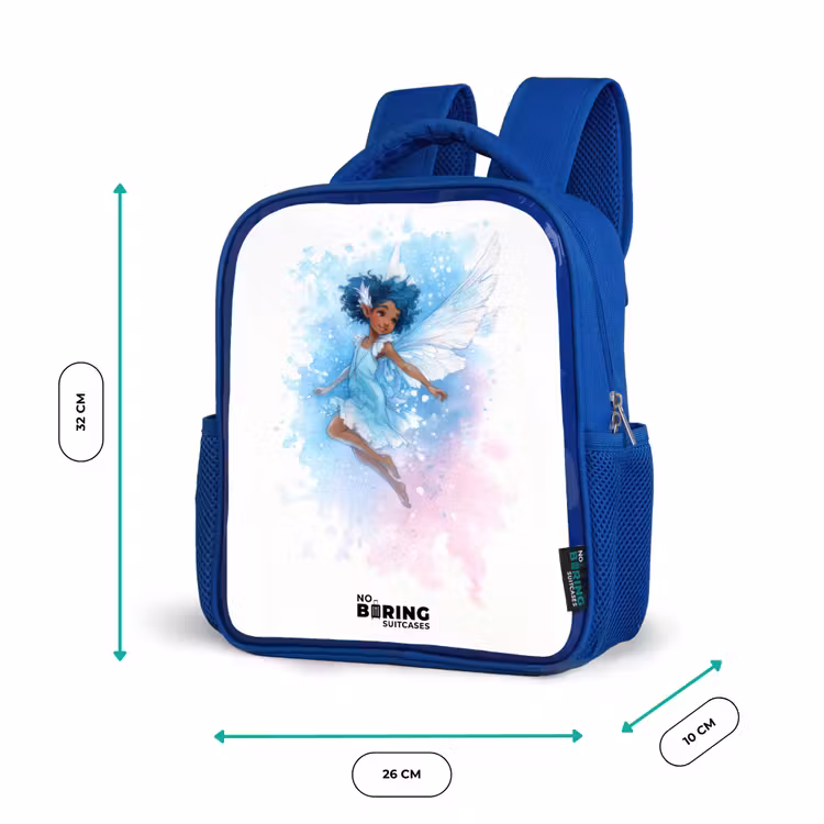 Kinderrugzak - Blauw - Vliegende fee in blauwe tinten — 6