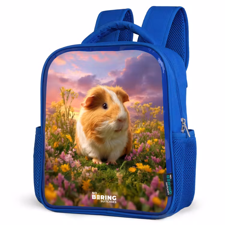 Kinderrugzak - Blauw - Cavia - Natuur - Dier — 9