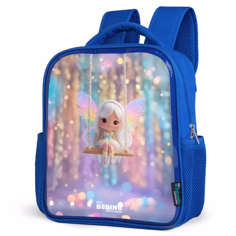 Kinderrugzak - Blauw - Fee - Elf - Regenboog — 9