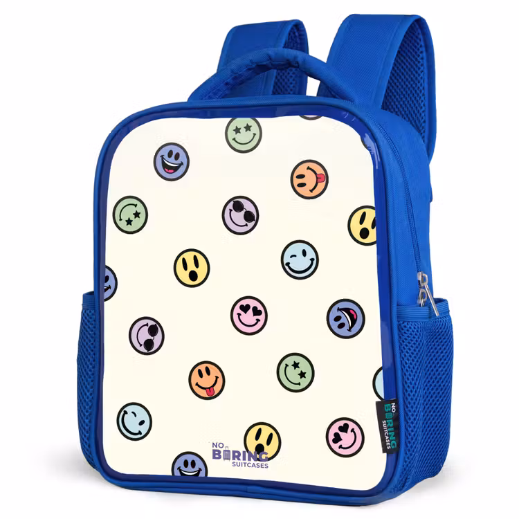 Kinderrugzak - Blauw - Speelse smiley-mix — 9
