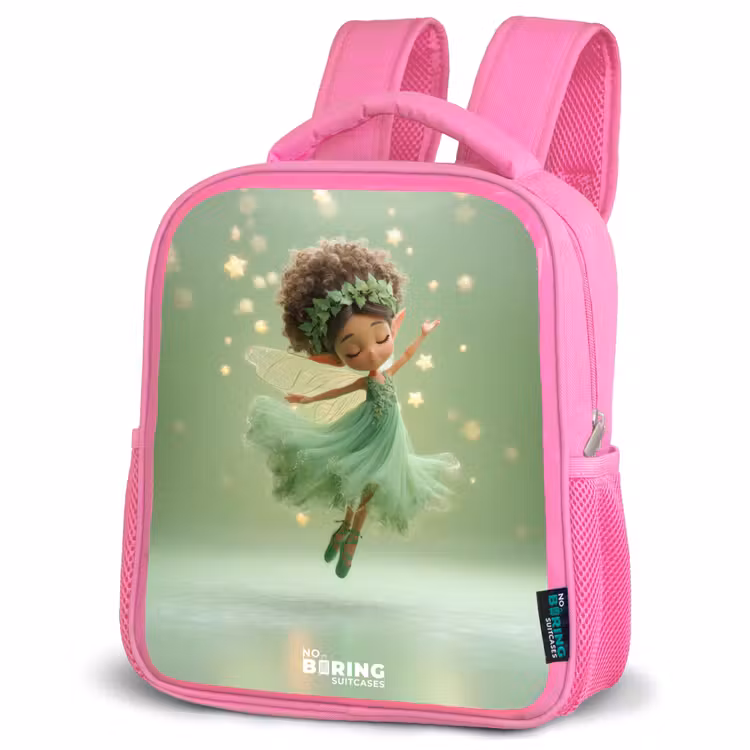 Kinderrugzak - Roze - Dansende fee in groen licht — 6