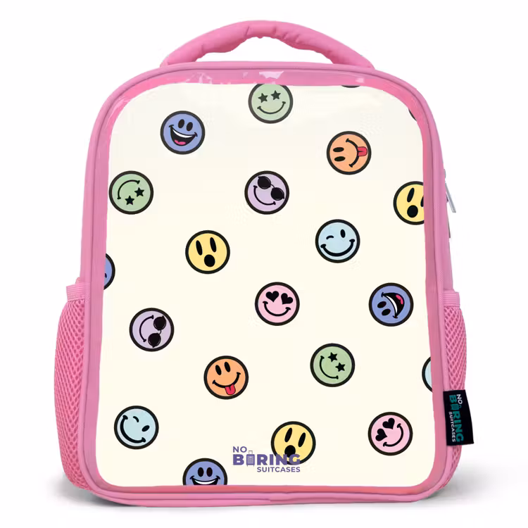 Kinderrugzak - Roze - Speelse smiley-mix — 1