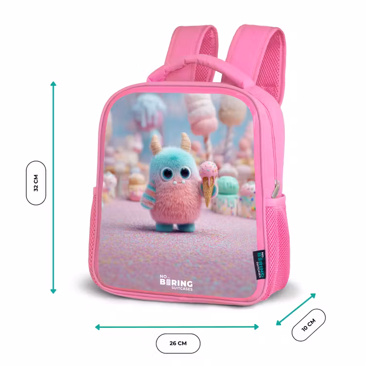 Kinderrugzak - Roze - Zoet Monstersnoep Avontuur — 3