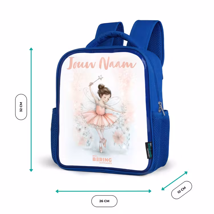 Kinderrugzak - Blauw - Ballerina - Elf - Fee — 6