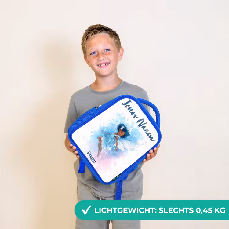 Kinderrugzak - Blauw - Vliegende fee in blauwe tinten — 2