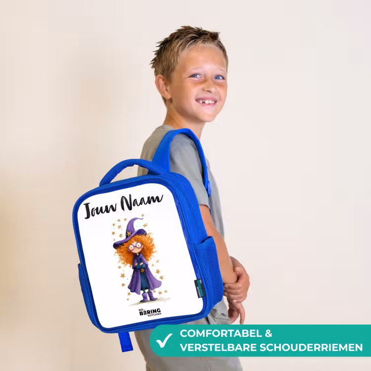 Kinderrugzak - Blauw - Sterrenmagie met krullen — 4