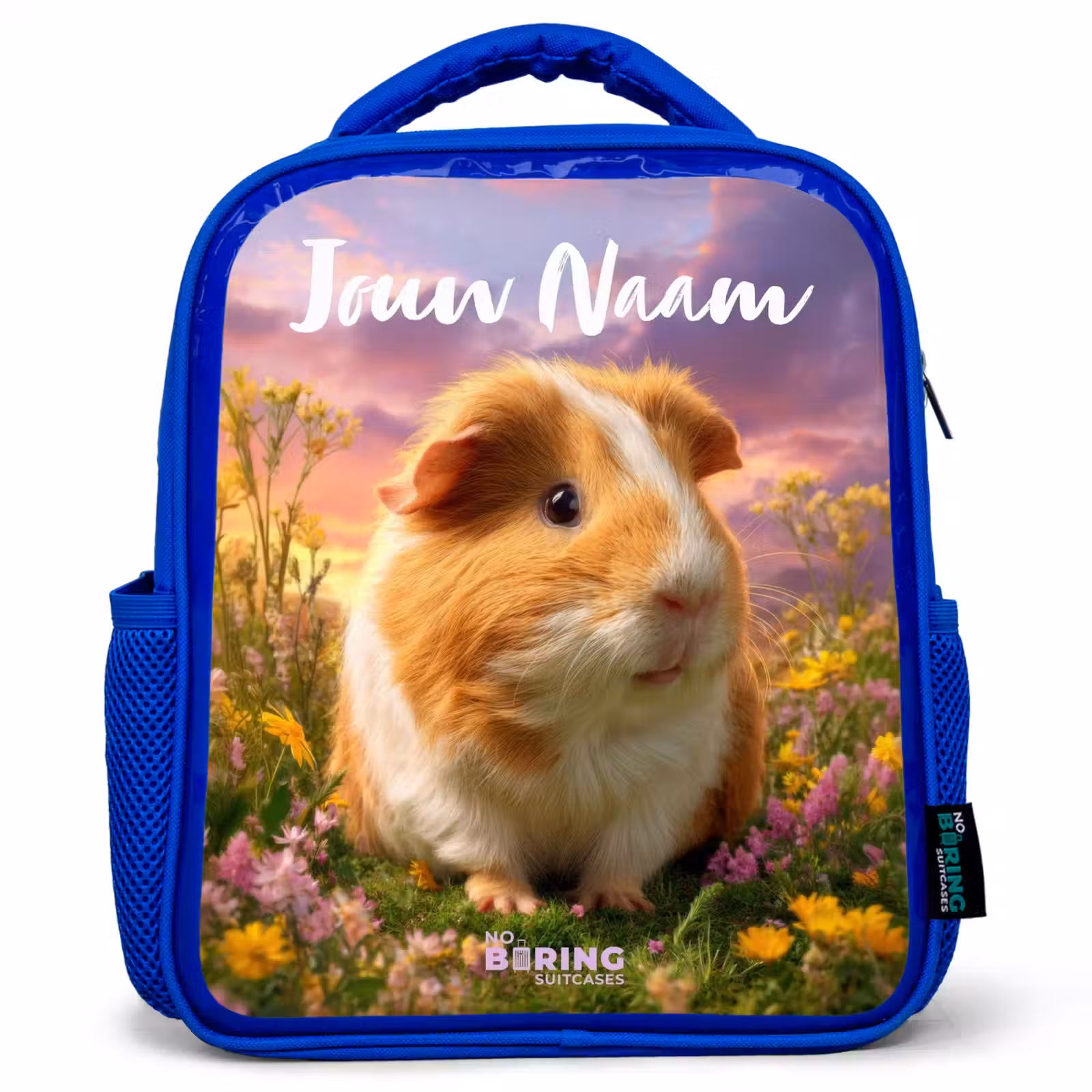 Kinderrugzak - Blauw - Cavia - Natuur - Dier — 1