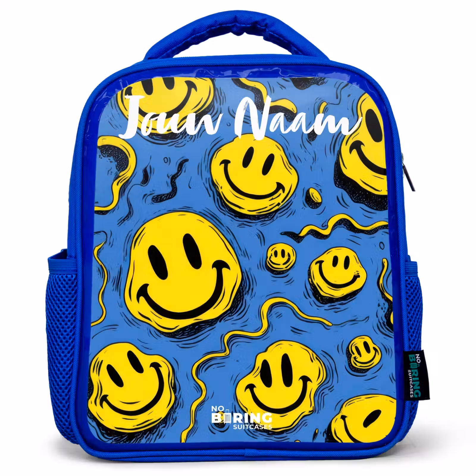 Kinderrugzak - Blauw - Smiley - Blauw - Geel — 1