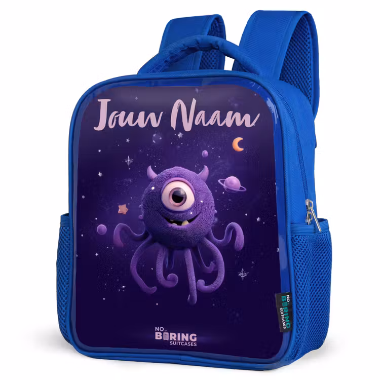 Kinderrugzak - Blauw - Kosmisch tentakelmonster — 9