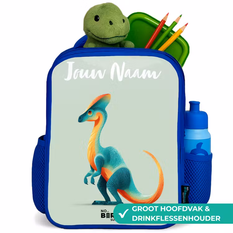 Kinderrugzak - Blauw - Dino - Blauw - Dier — 5