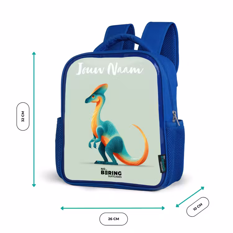 Kinderrugzak - Blauw - Dino - Blauw - Dier — 6