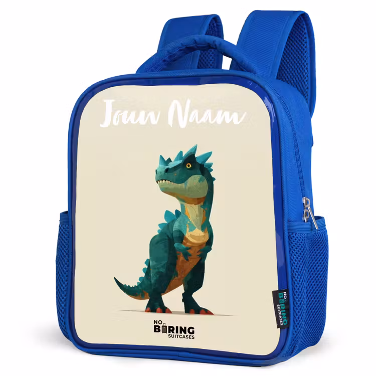 Kinderrugzak - Blauw - Dino - Dier - Groen — 9