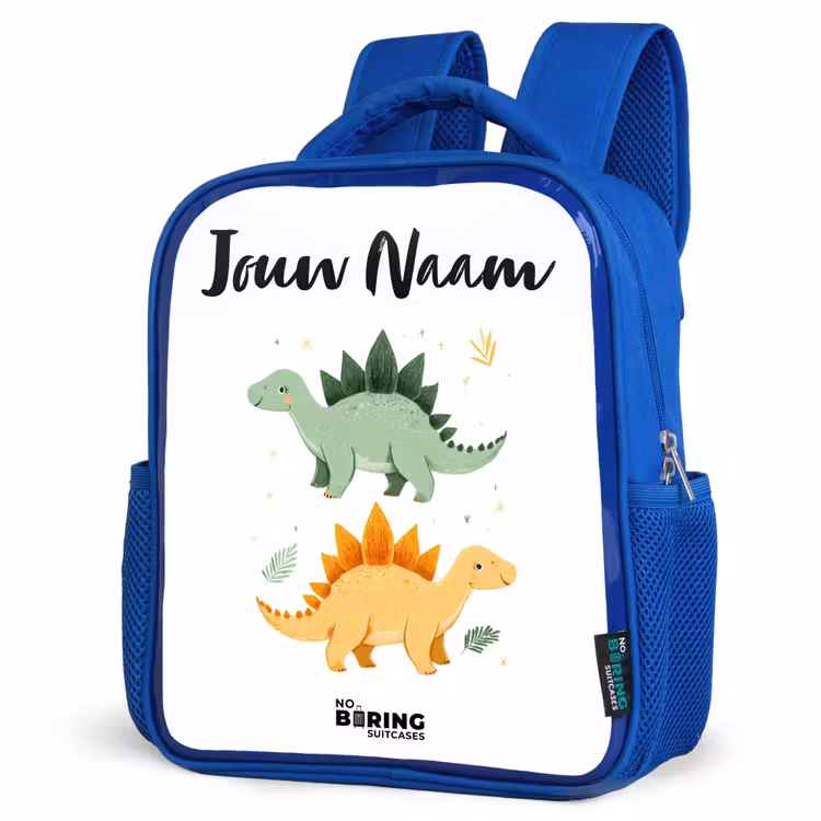 Kinderrugzak - Blauw - Dinos - Dieren - Groen - Oranje — 9