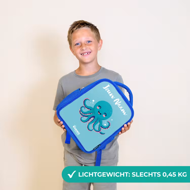 Kinderrugzak - Blauw - Octopus - Water - Blauw — 2