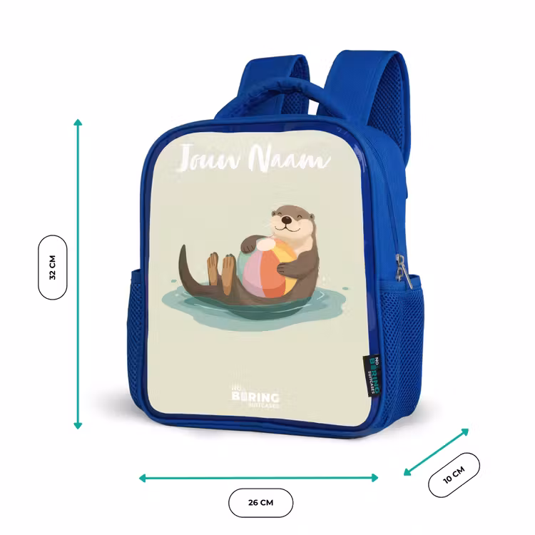 Kinderrugzak - Blauw - Otter - Strandbal - Water — 6