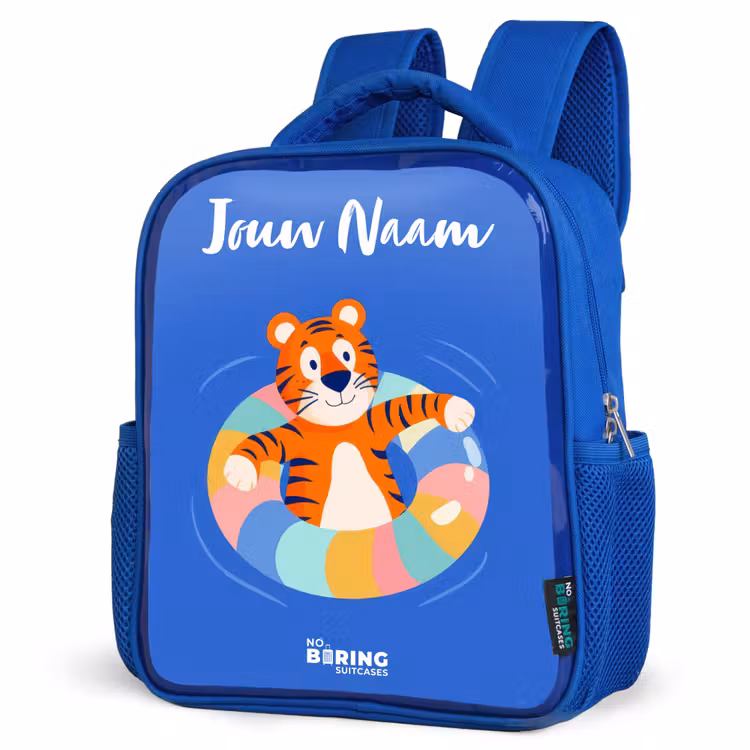 Kinderrugzak - Blauw - Tijger - Zwemband - Water — 9