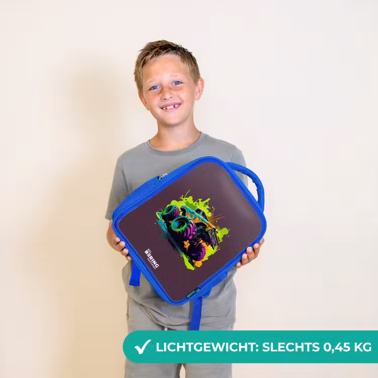 Kinderrugzak - Blauw - Neon Wheels β 2