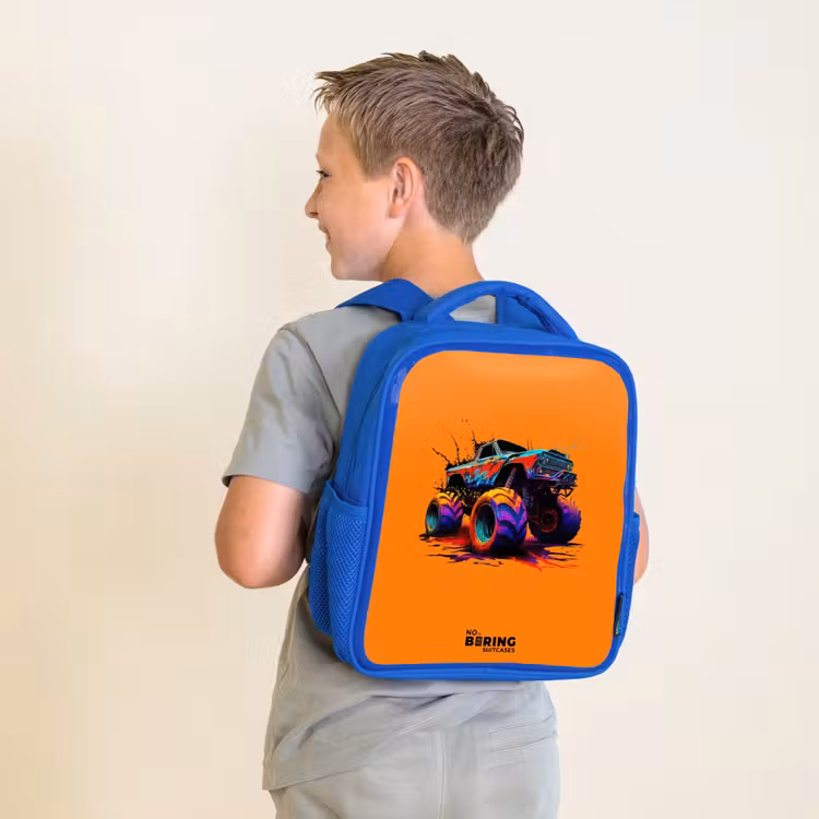 Kinderrugzak - Blauw - Rainbow Wheels β 3