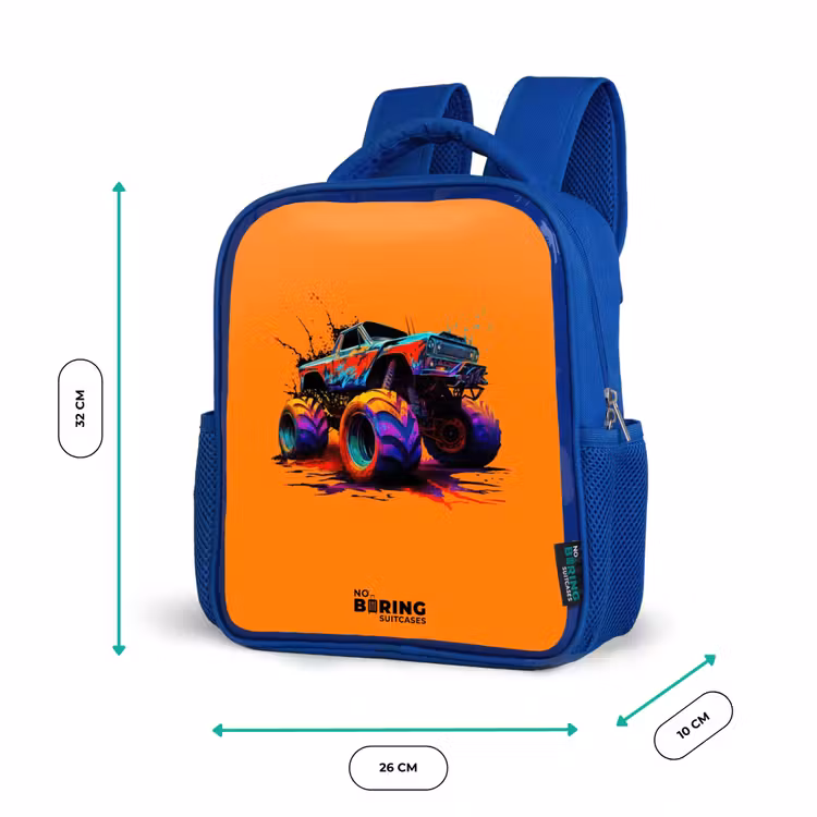 Kinderrugzak - Blauw - Rainbow Wheels β 6