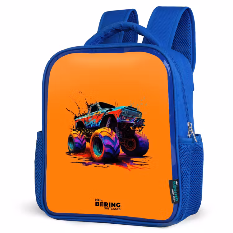 Kinderrugzak - Blauw - Rainbow Wheels β 9