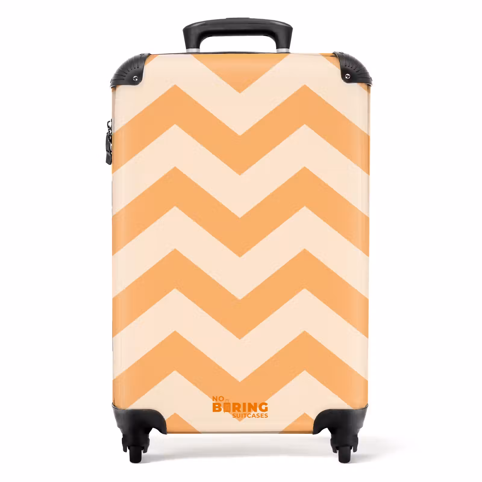 Koffer - Zigzag patroon in oranje — 1