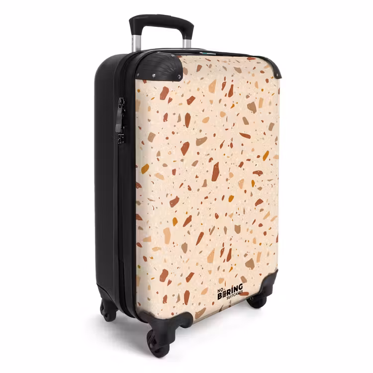 Koffer - Terrazzo patroon veelkleurig terra — 2