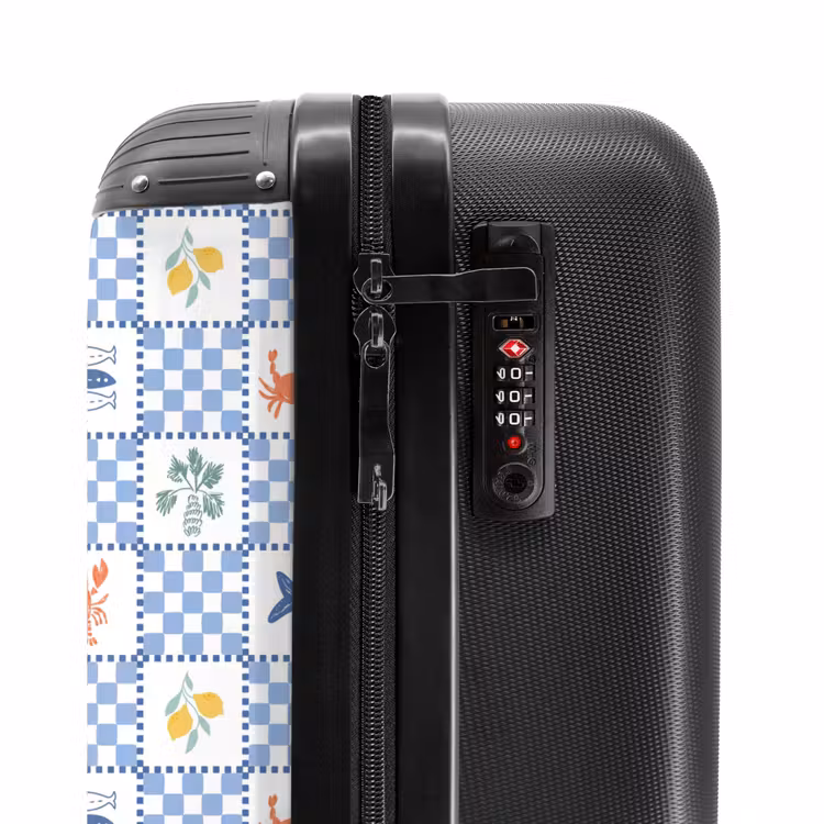 Koffer - Vierkant zomer print blauw — 5