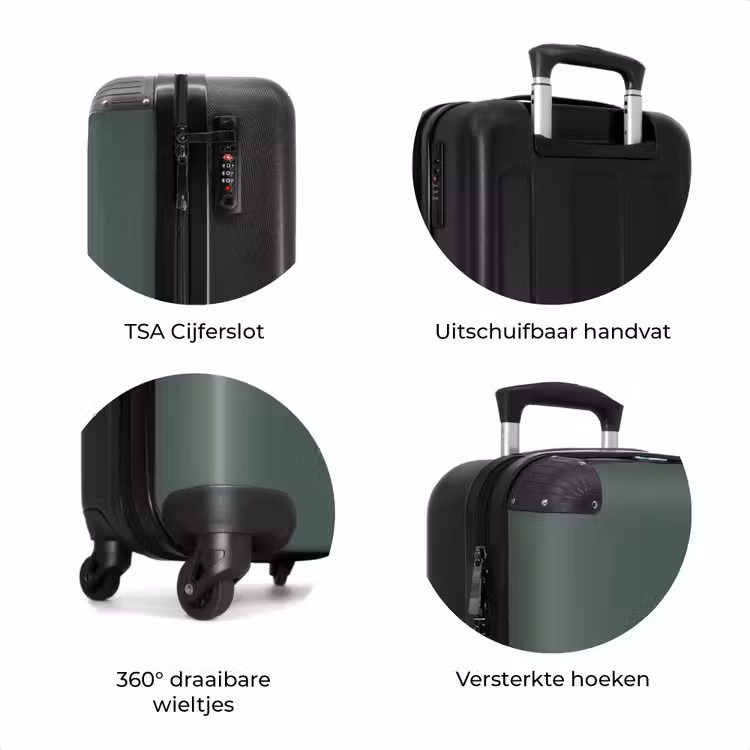 Koffer - Diep grijsgroene tint — 7