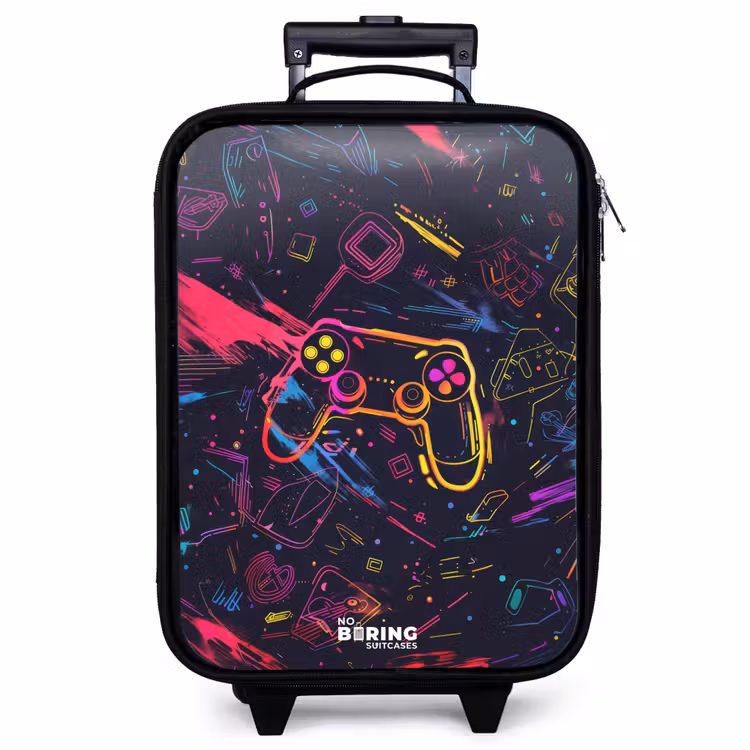 Kinderkoffer - Gamerwereld in neonstijl — 1
