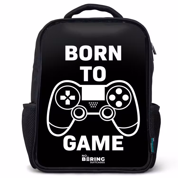 Kinderrugzak - Zwart - Born to game met controller — 1