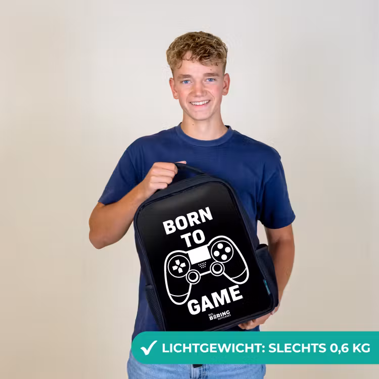 Kinderrugzak - Zwart - Born to game met controller — 3