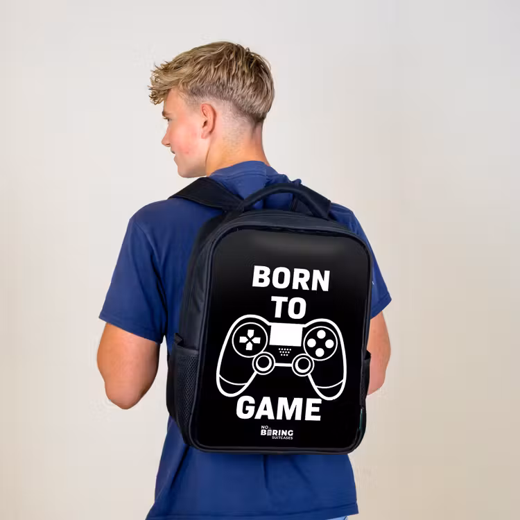 Kinderrugzak - Zwart - Born to game met controller — 6