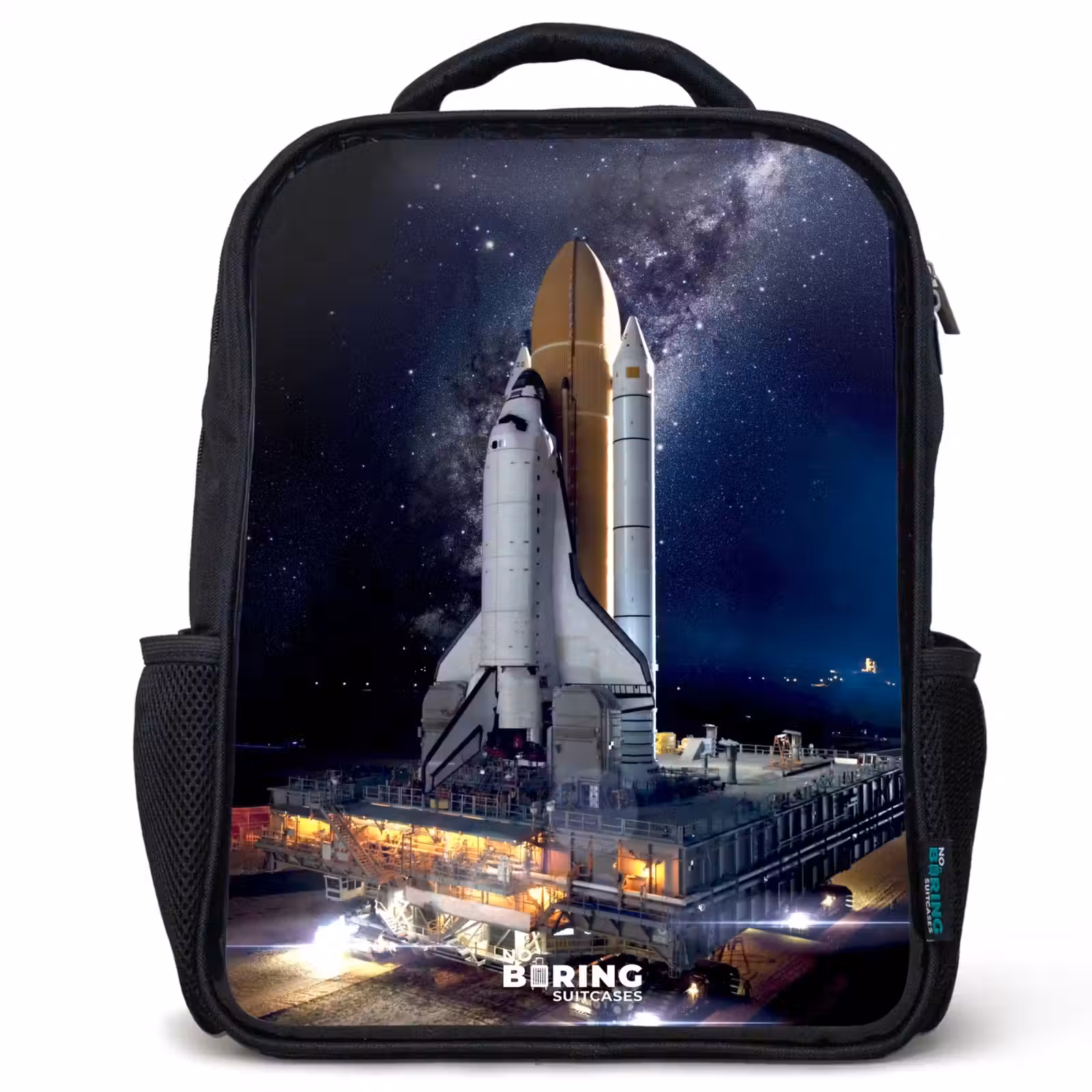 Kinderrugzak - Zwart - Spaceshuttle die kan opstijgen — 1