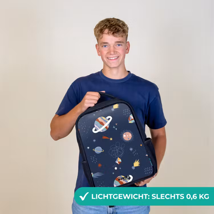 Kinderrugzak - Zwart - Planeten in de hemel — 3