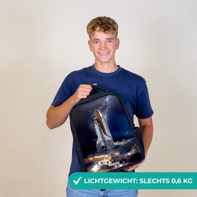 Kinderrugzak - Zwart - Spaceshuttle die kan opstijgen — 3