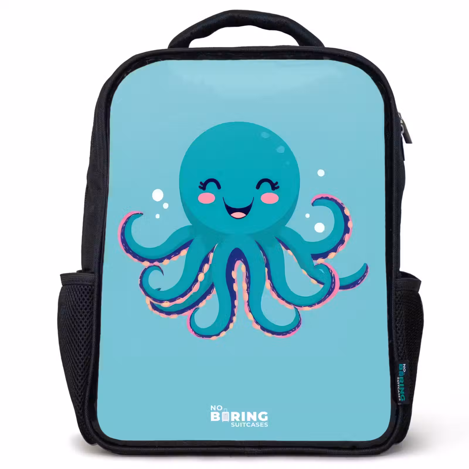 Kinderrugzak - Zwart - Octopus - Water - Blauw — 1
