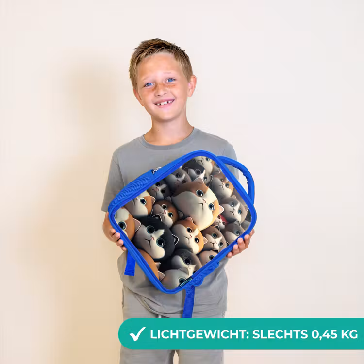 Kinderrugzak - Blauw - Lapjes Katjes β 2