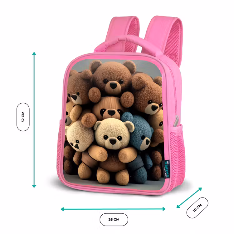 Kinderrugzak - Roze - Knuffelberen — 3