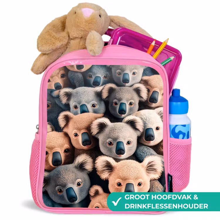 Kinderrugzak - Roze - Koala Kapriolen — 2