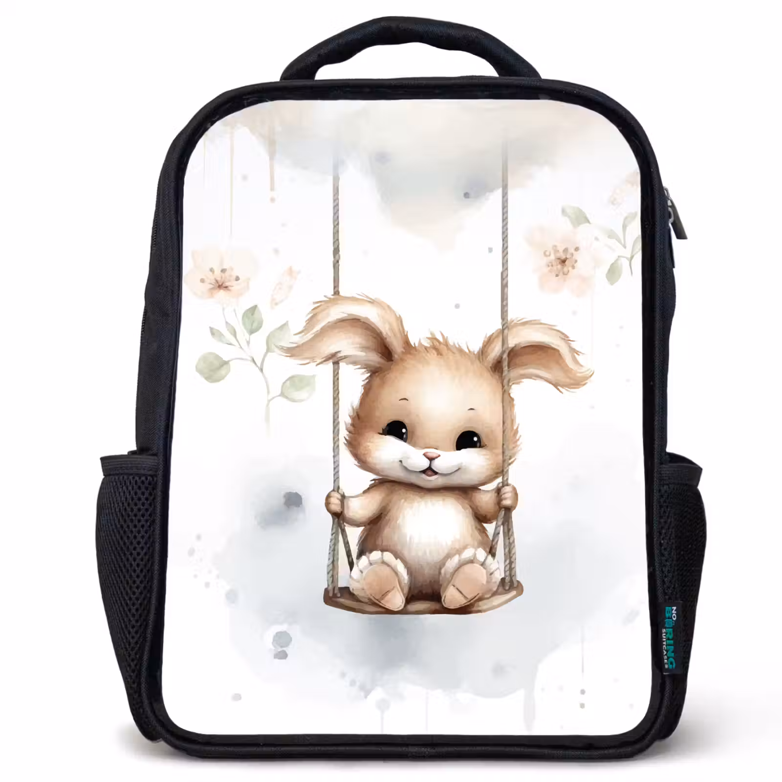 Kinderrugzak - Zwart - Konijn - Baby dier - Kinderen — 1