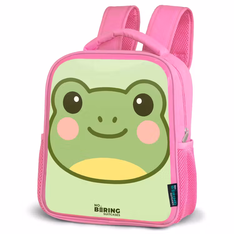 Kinderrugzak - Roze - Kawai - Kikker - Groen — 6