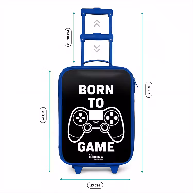 Kinderkoffer - Blauw - Born to game met controller — 6
