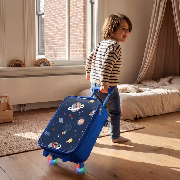 Kinderkoffer - Blauw - Planeten in de hemel — 3