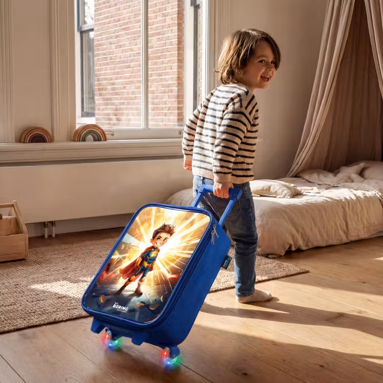 Kinderkoffer - Blauw - Gerard goldstar — 3