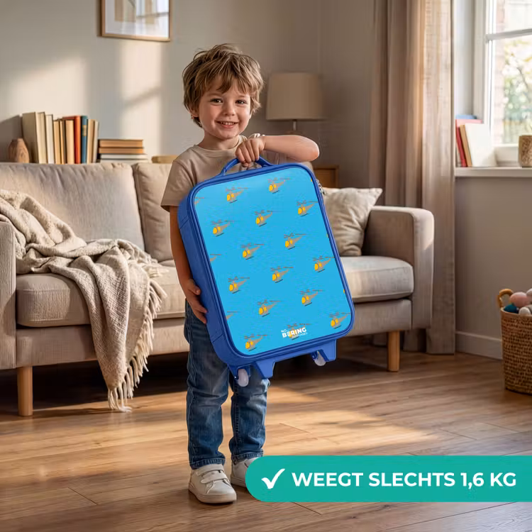 Kinderkoffer - Blauw - Helikopter heibel — 2
