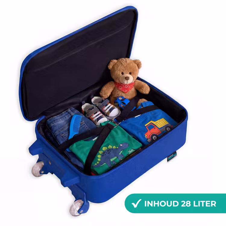 Kinderkoffer - Blauw - Robo rave — 5