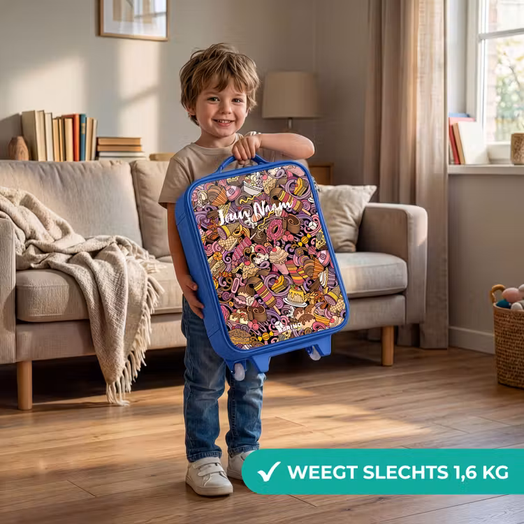 Kinderkoffer - Blauw - Sweet surprises — 2