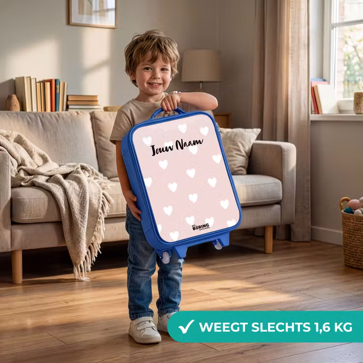 Kinderkoffer - Blauw - Sweethearts — 2