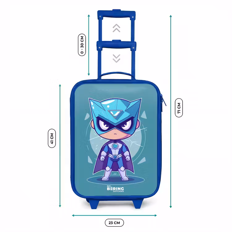 Kinderkoffer - Blauw - Turquoise tornado — 6