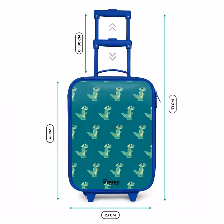 Kinderkoffer - Blauw - Tyranosaurus specs — 6